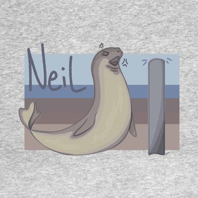 Neil the Seal vs. A Pole by Pastel.Punkk